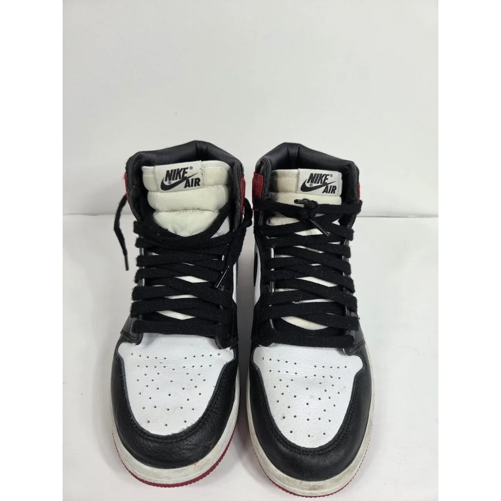 JORDAN 1 RETRO HIGH OG SATIN BLACK TOE Women Sz 9